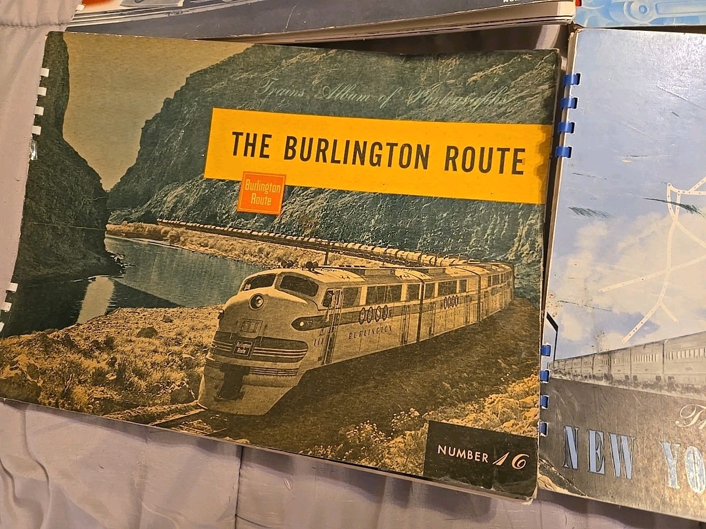 ESTATE: Vintage 1940’s Lot of 6 1st Edtion „Trains Album of Photographs“ Books