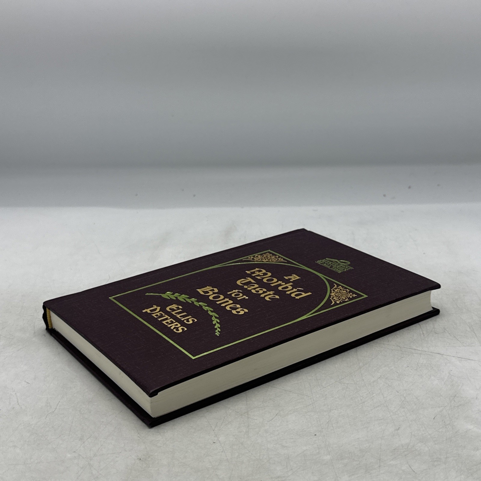 Ellis Peters – A Morbid Taste for Bones Hardcover Book Impress Mystery – GOOD