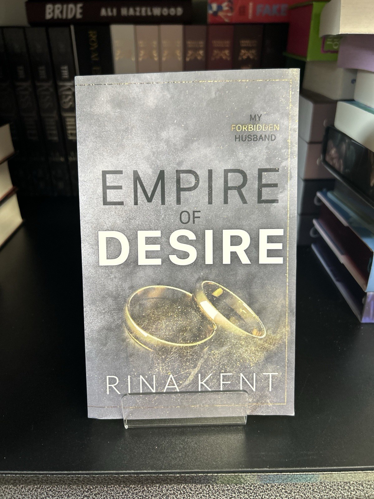 Cover to Cover Empire of Desire by Rina Kent SIGNED