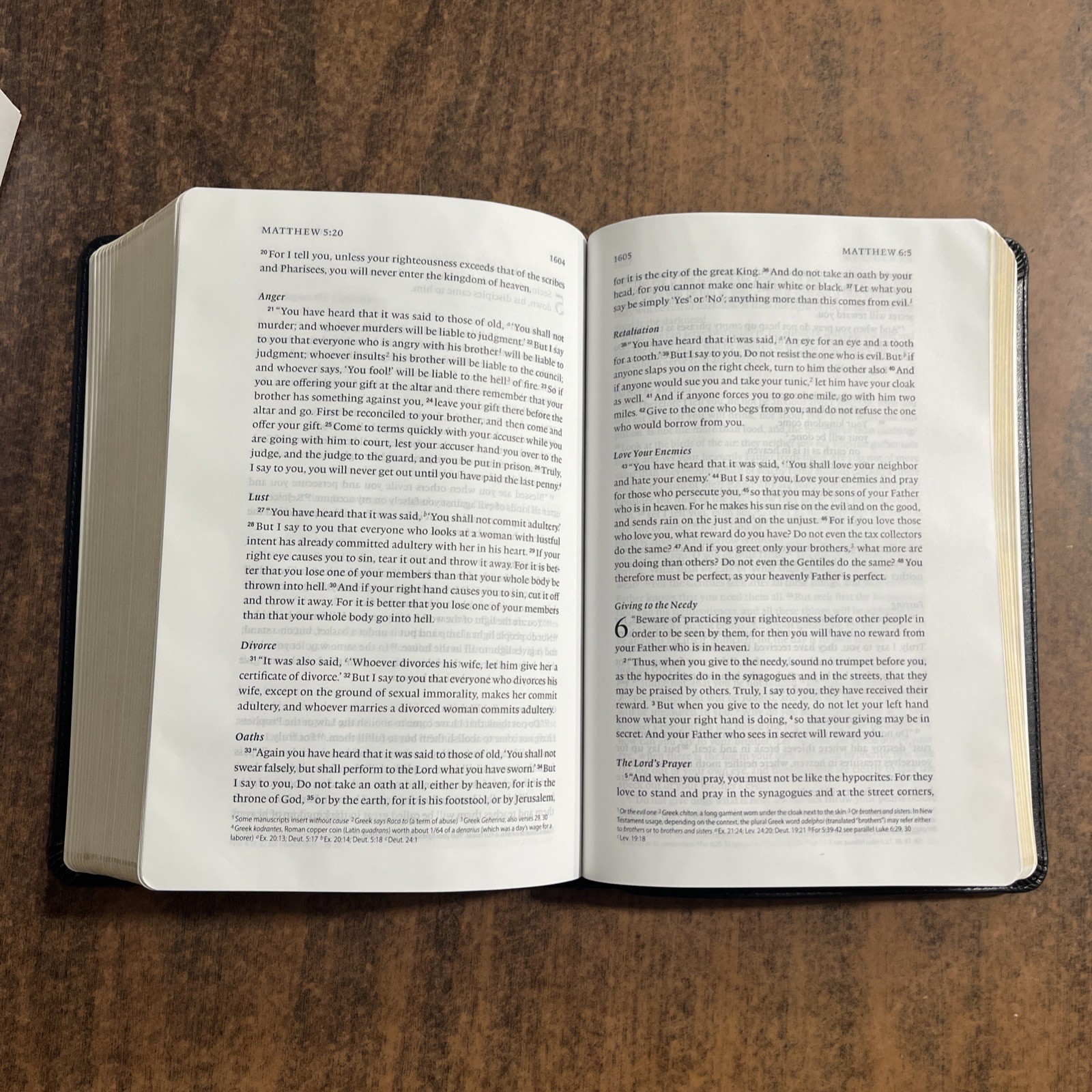 ESV Single Column Heritage Bible – $49.99 Retail – Black TruTone