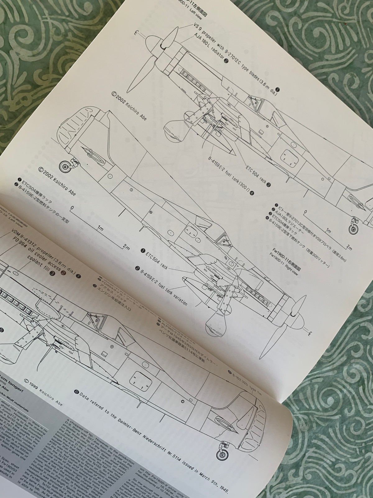 LUFTWAFFE Fw-190D DORA Modeler’s Eye Book 4 FREE USA POSTAGE