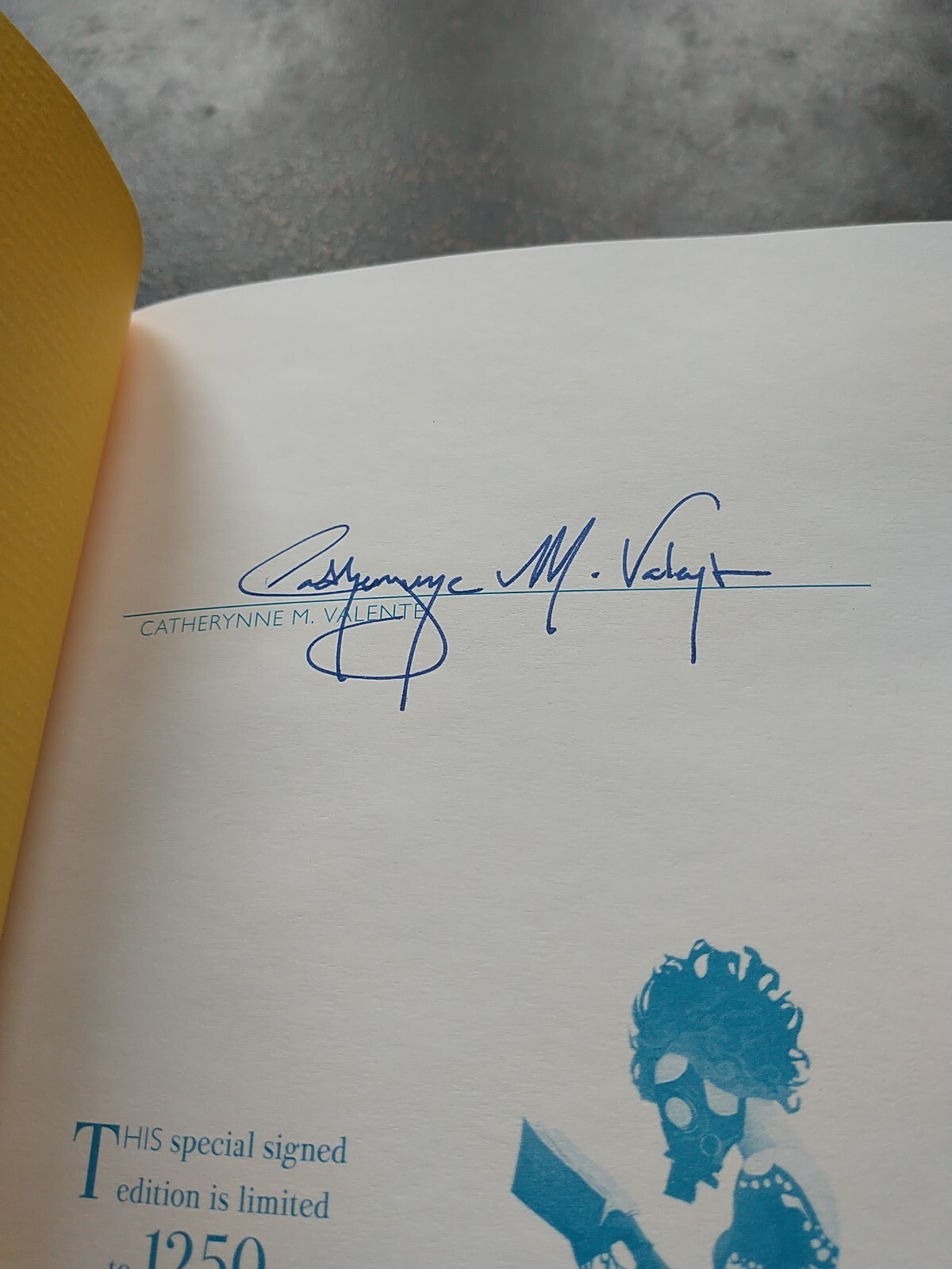 Future Is Blue-Catherynne M. Valente (2018, Hardcover) *Autographed* #712/1250