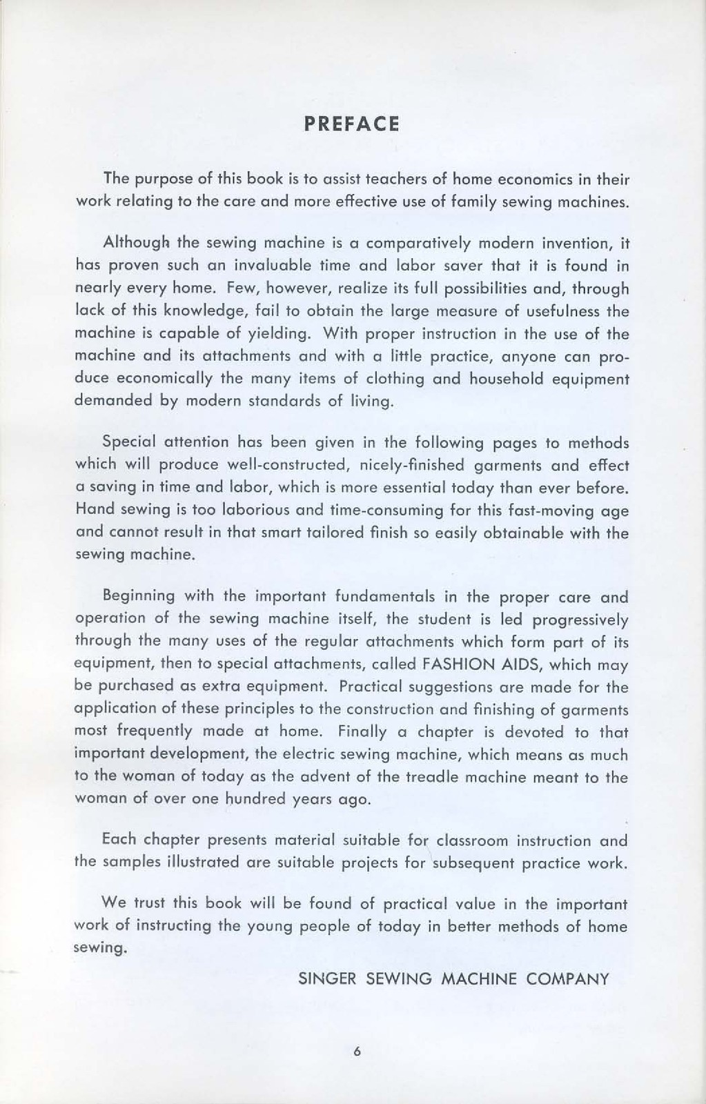 SINGER Teacher’s Textbook of Machine Sewing Manual – COIL BOUND – TOUGH COVERING