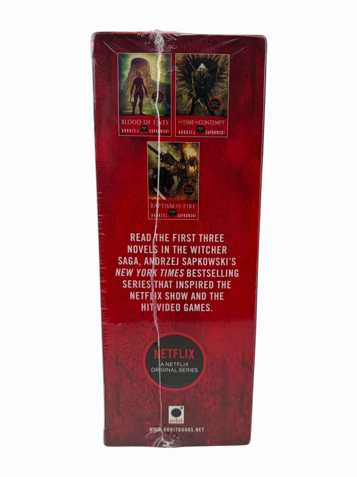 The Witcher Boxed Set: Blood of Elves~the Time of Contempt~Sapkowski~NEW SEALED