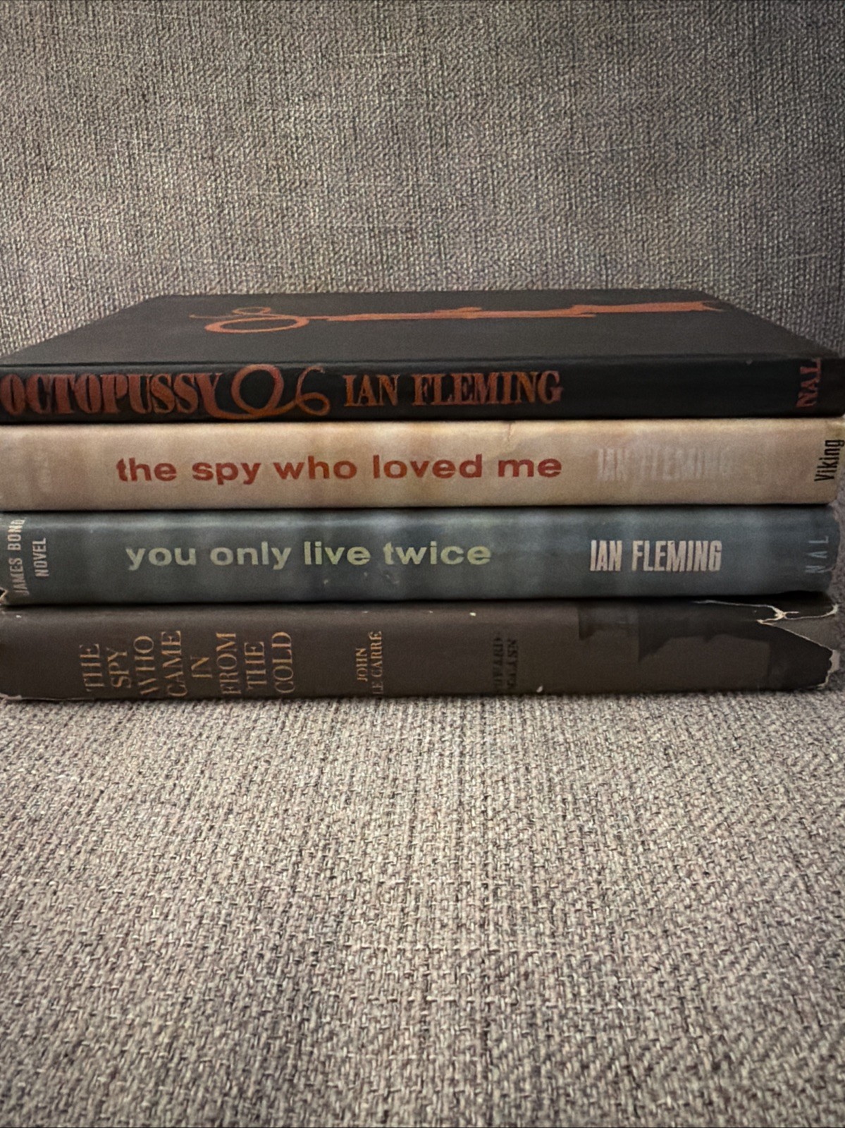 James Bond Book Collection Ian Fleming 1962-1964 Hardcover Original