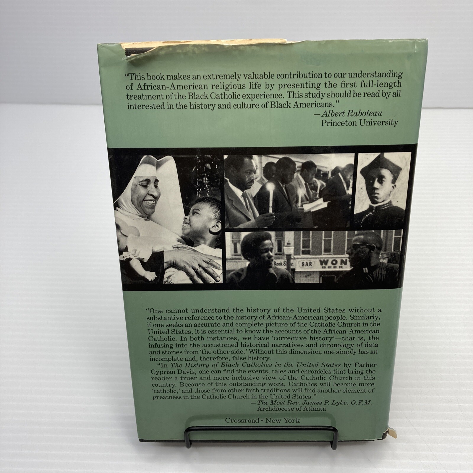 The History of Black Catholics in the United States Cyprian Davis 1992 Hardcover