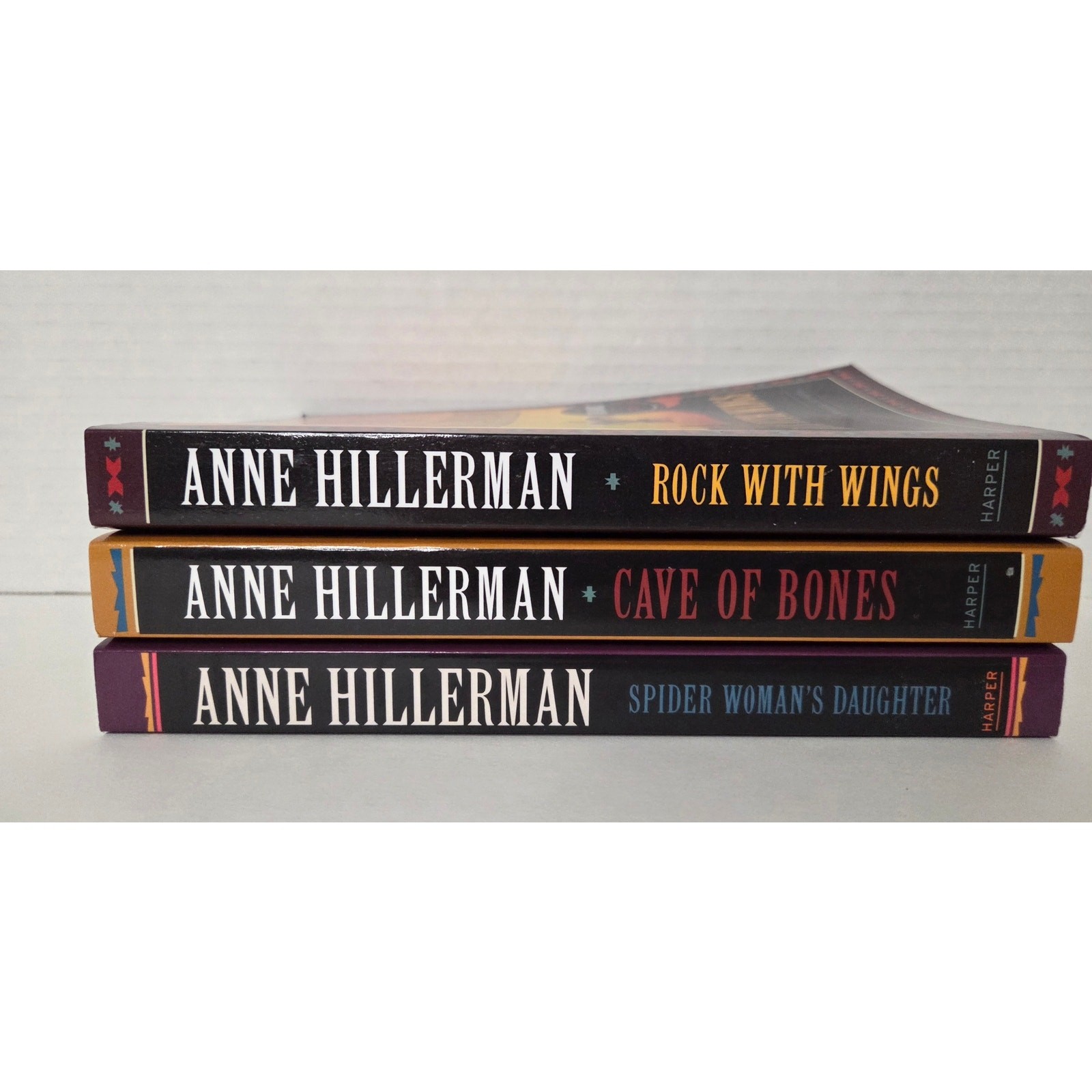 Anne Hillerman 3 Book Lot – Spider Woman’s Daughter, Rock With Wings, Cave Bones