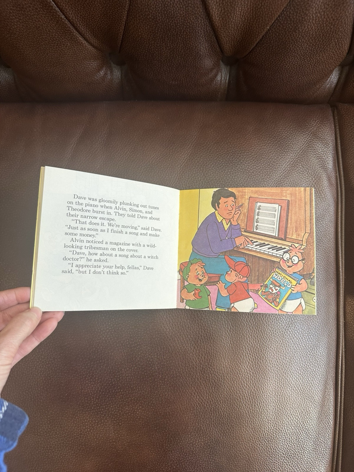 Vintage Alvin & The Chipmunks- The Chipmunk Story Paperback 1983