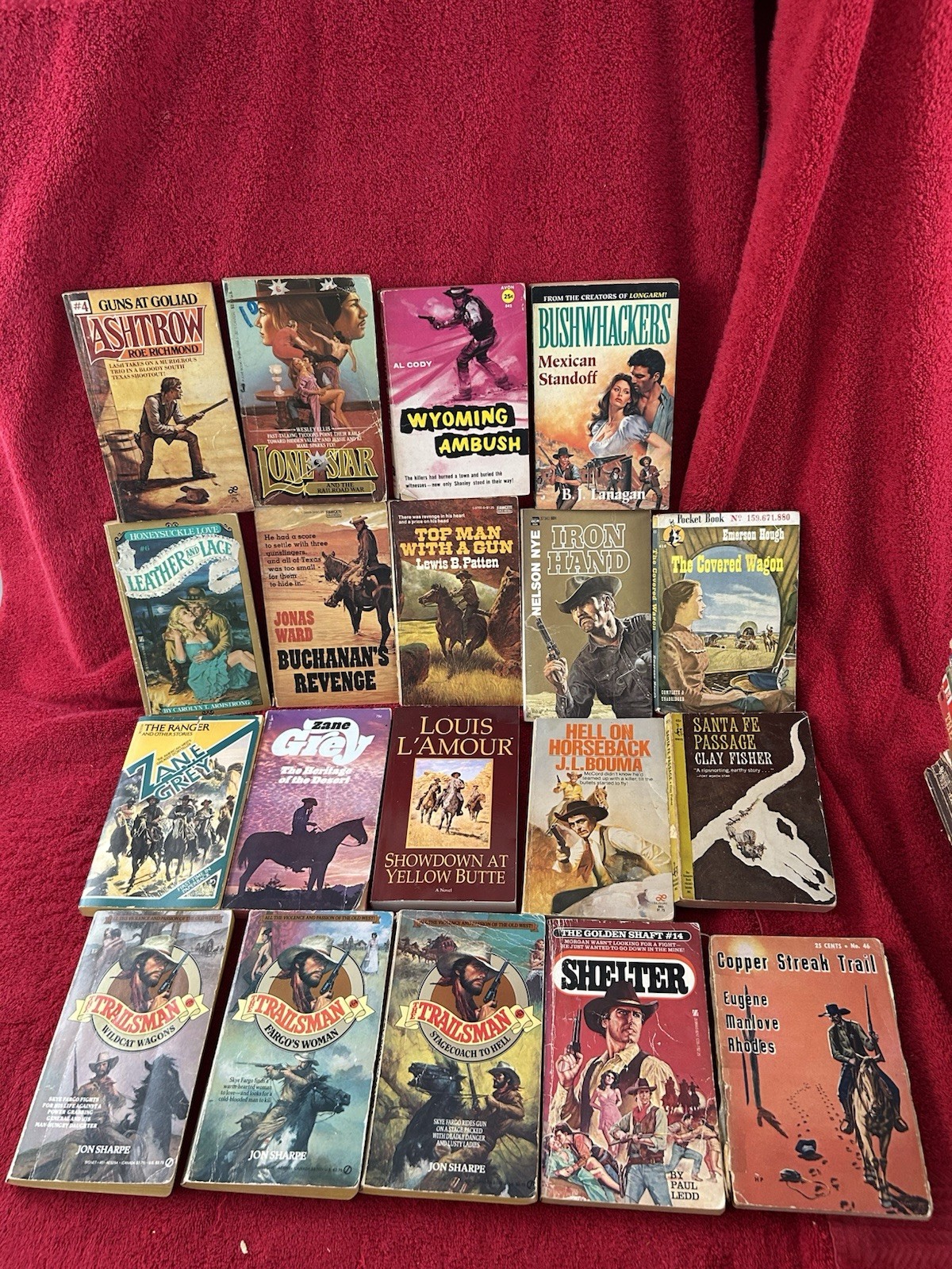 44 Western Paperback Lot Various Authors