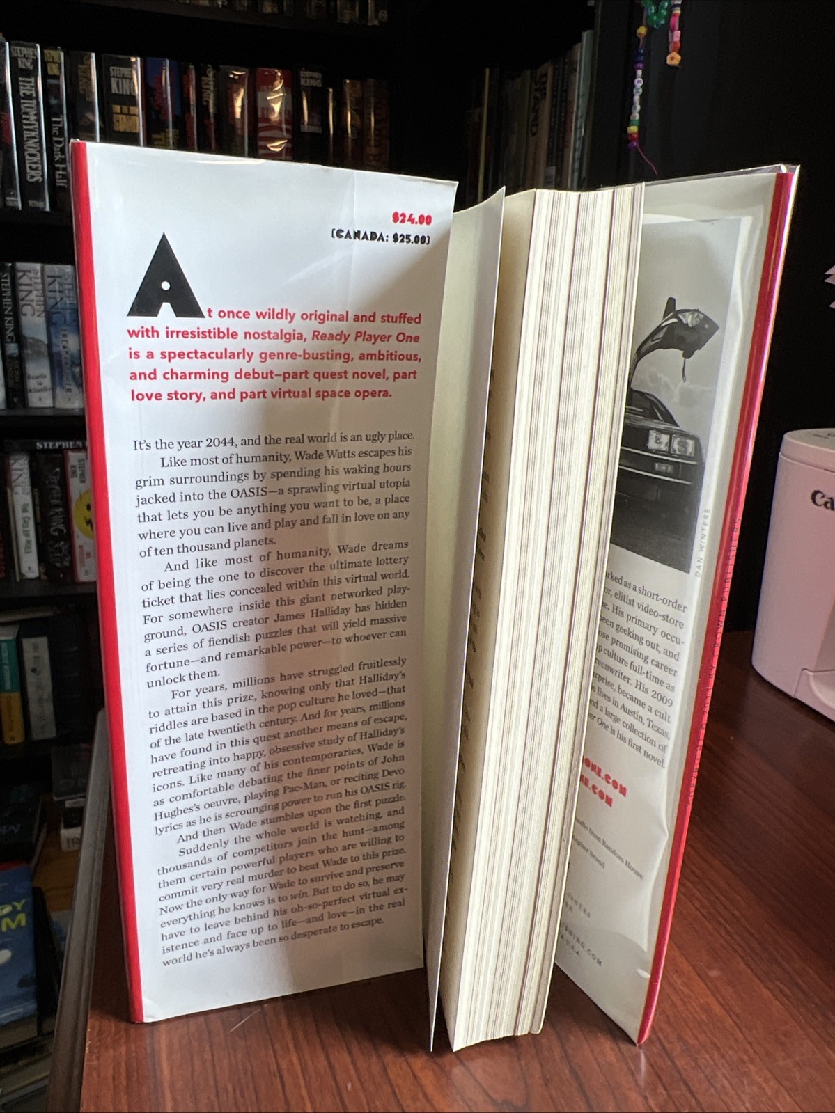 Ready Player One – SIGNED by Ernest Cline – 1st Edition Hardcover