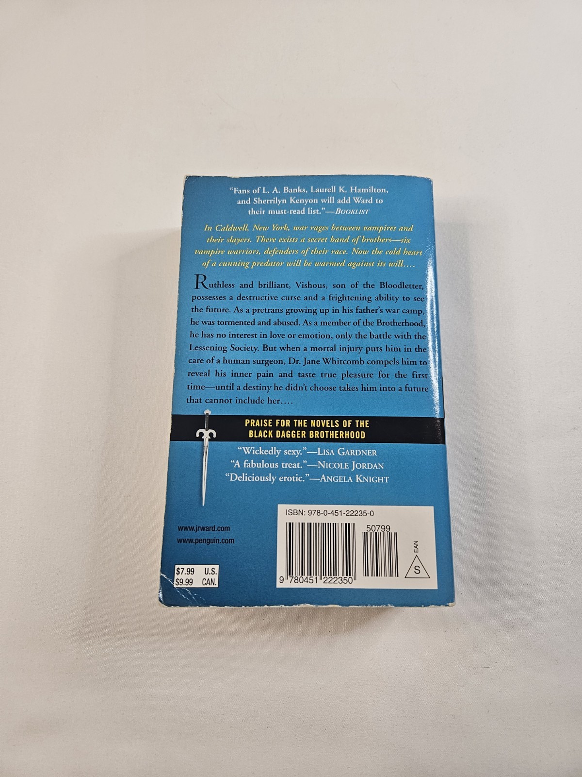 J.R. Ward Lover Unbound Black Dagger Brotherhood Paperback Fiction Fantasy
