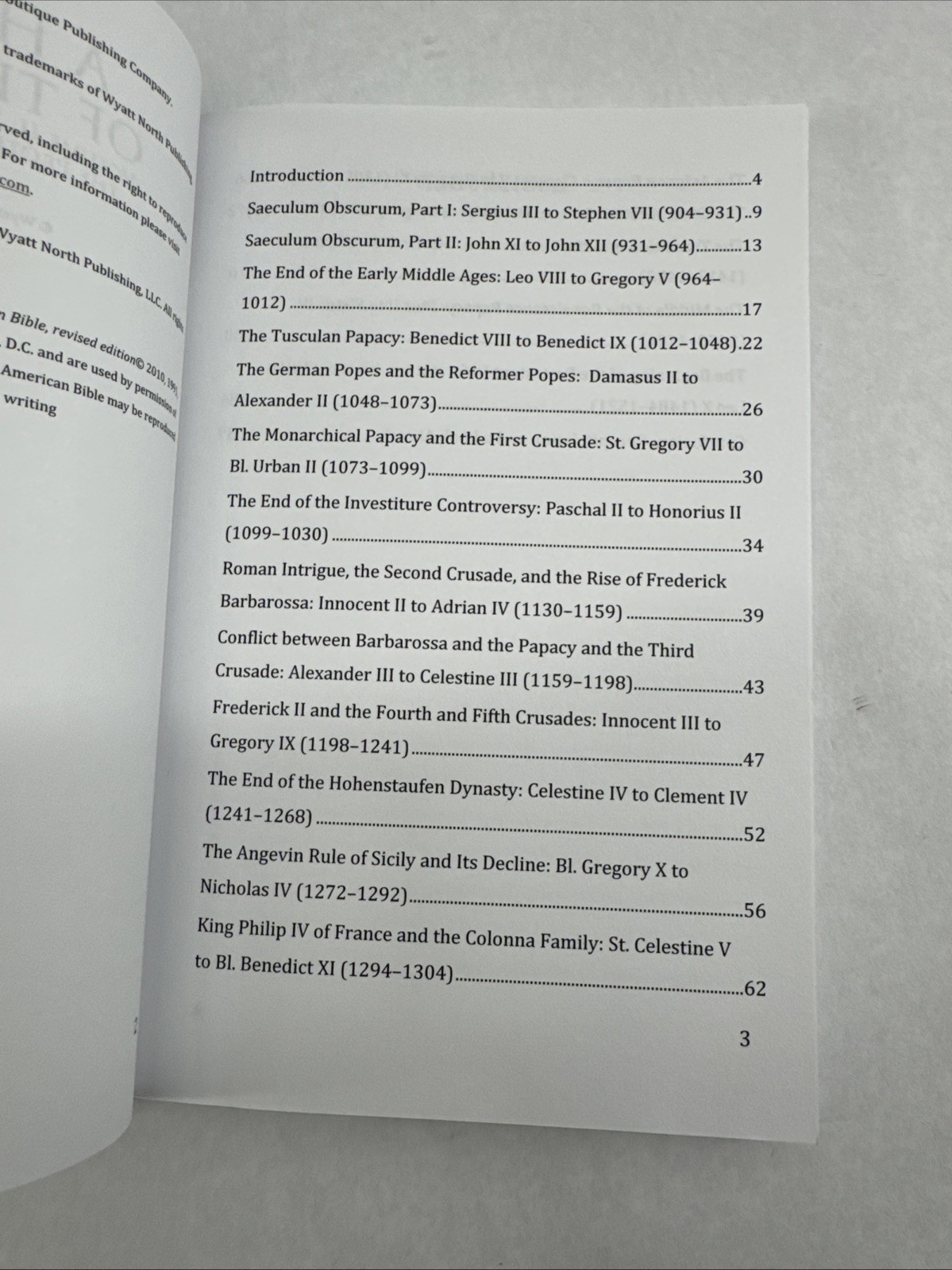 A History of the Popes: Volume II: Middle Ages to the Protestant Reform