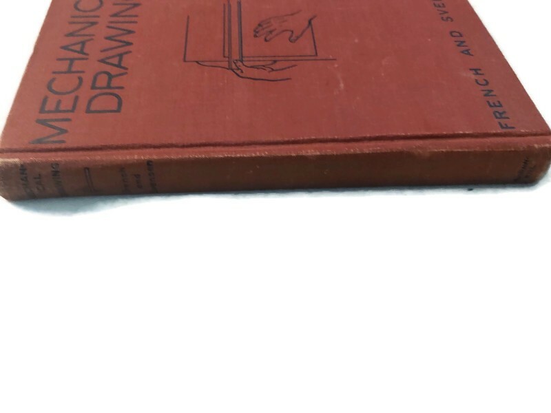 Mechanical Drawing by French and Svensen (1940) Hardcover