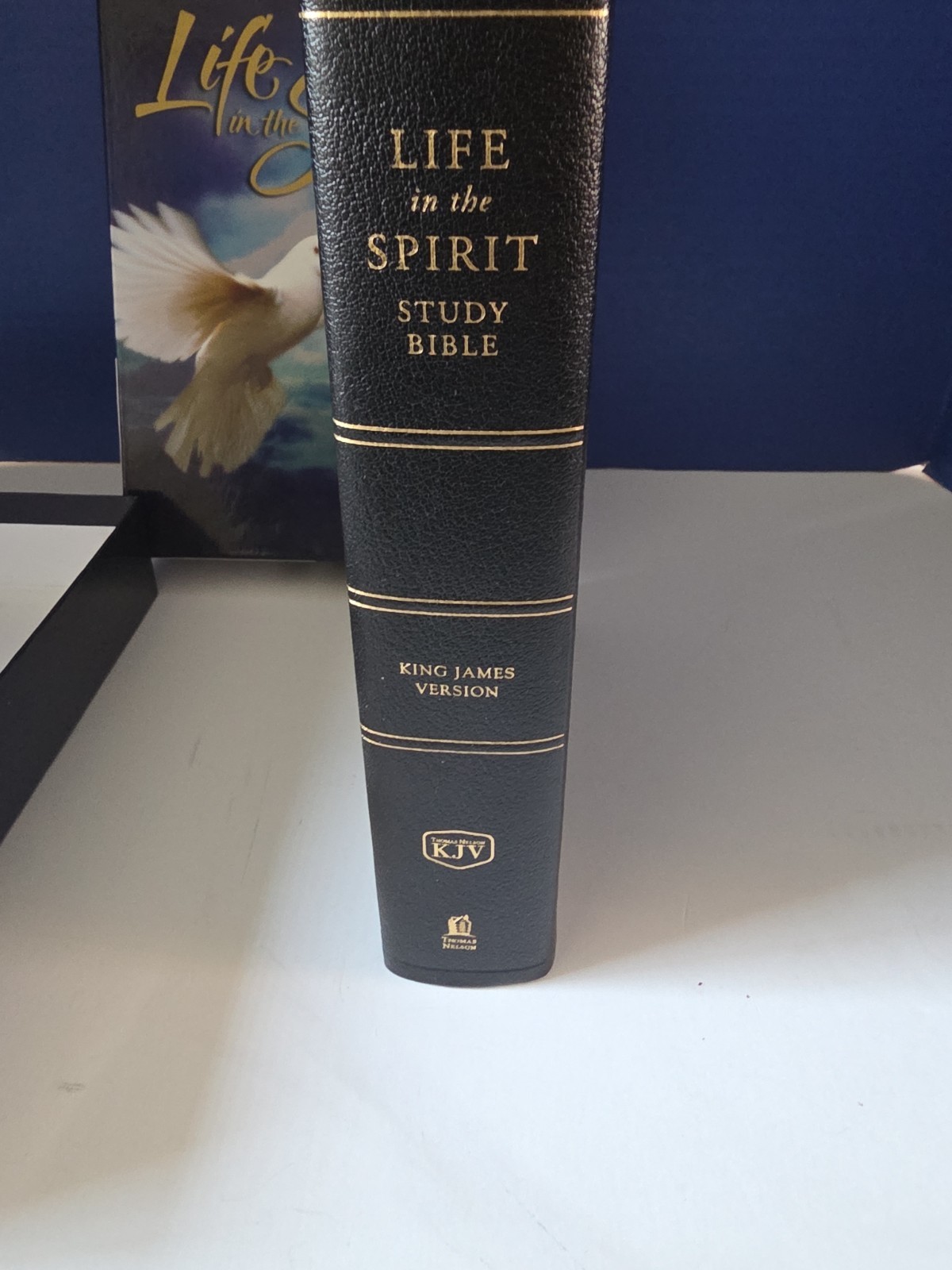 KJV Life in the Spirit Study Bible – Black Top Grain Genuine Leather