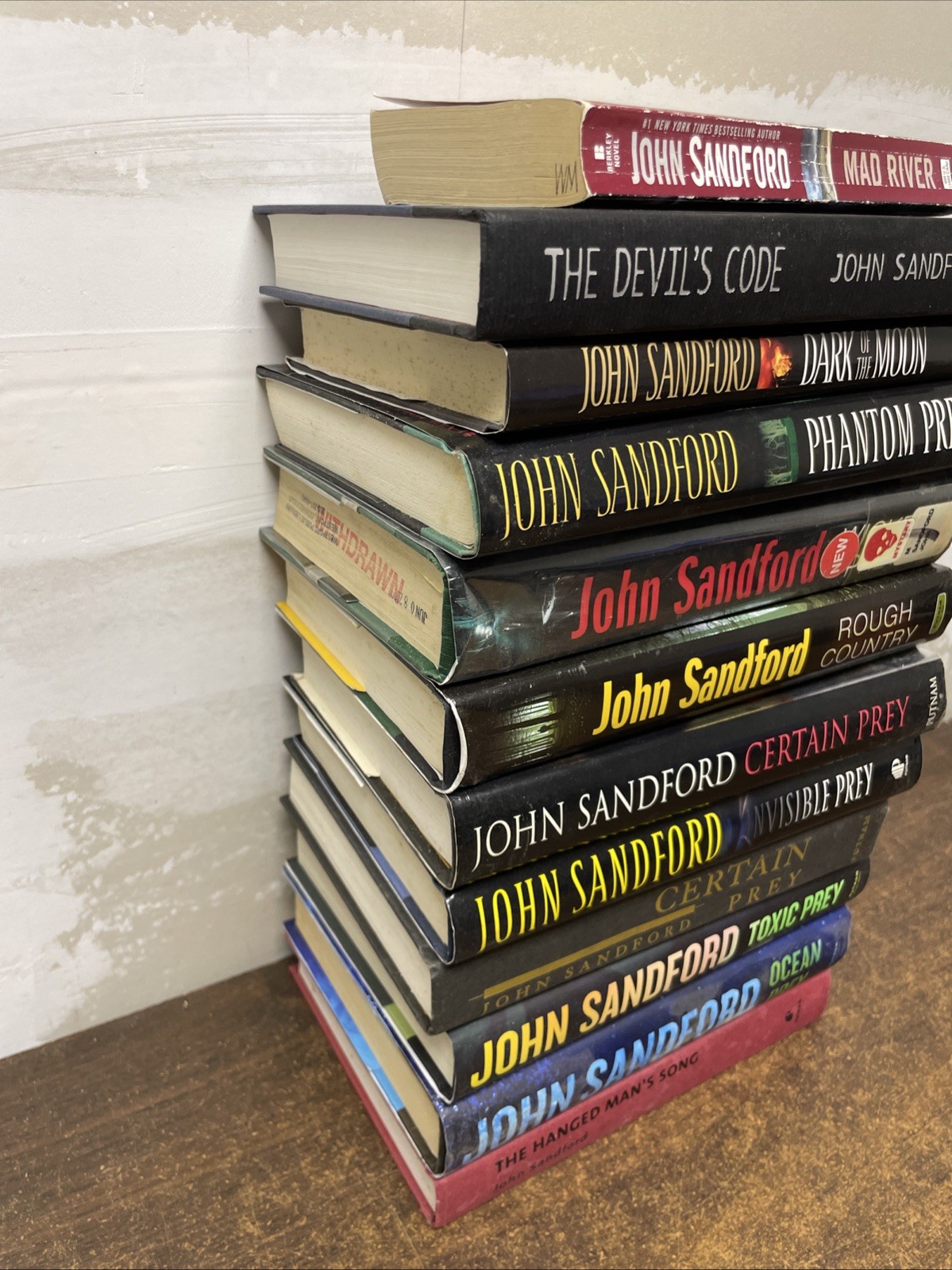 John Sandford Thriller Mystery Book Lot 12 HC PB Prey Series DETECTIVE Fiction