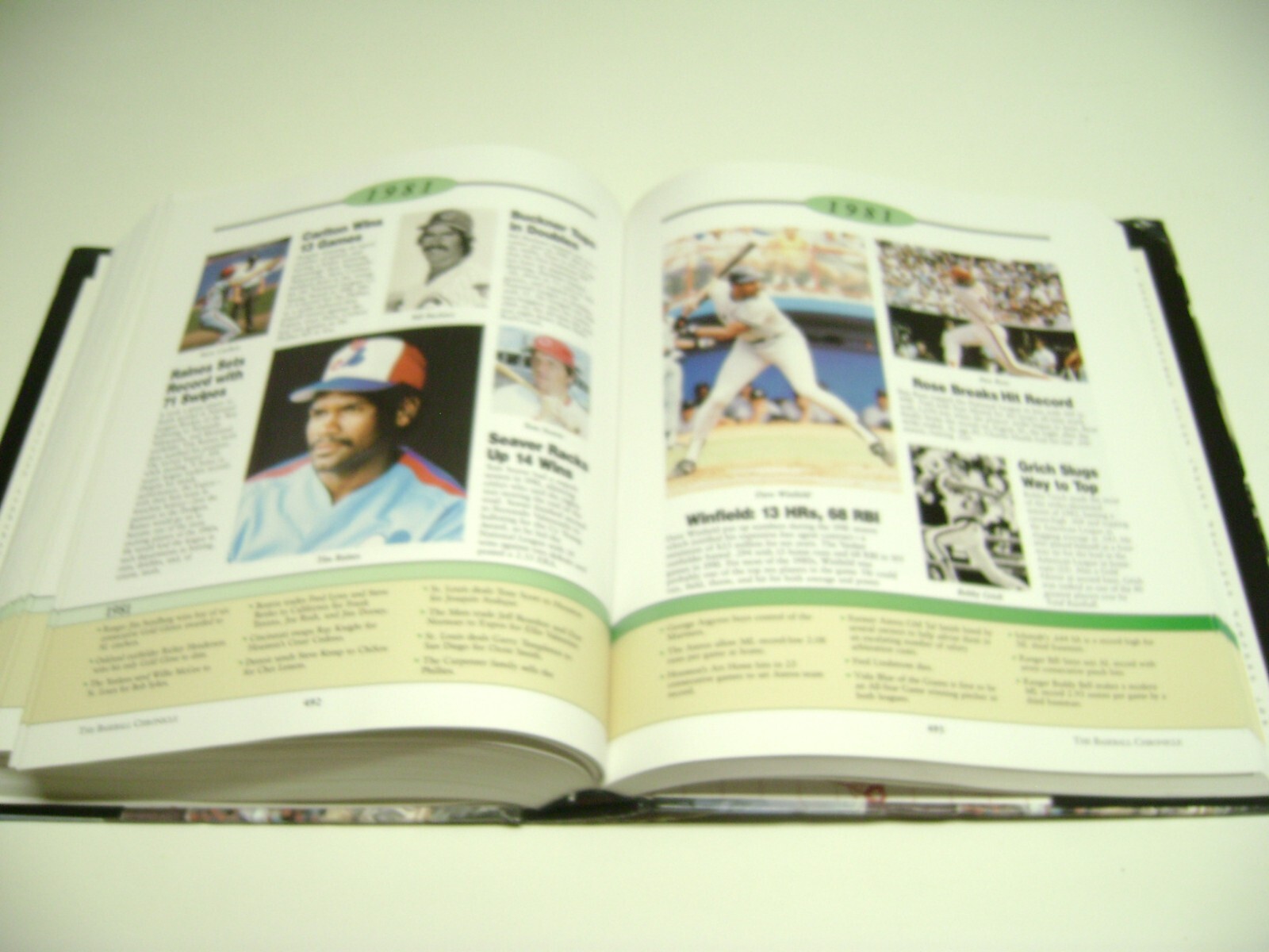 2001 Huge Hardcover Book The BASEBALL CHRONICLE Year By Year History, 656 pages