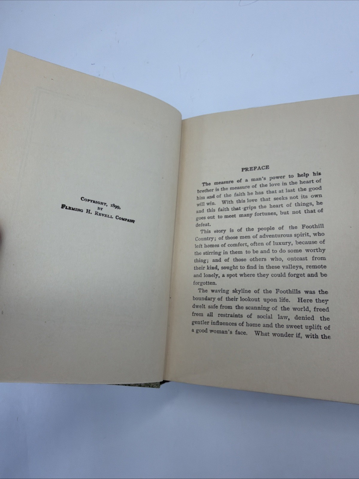 Ralph Connor THE SKY PILOT 1899 Fleming Revell A Tale of the Foothills Western