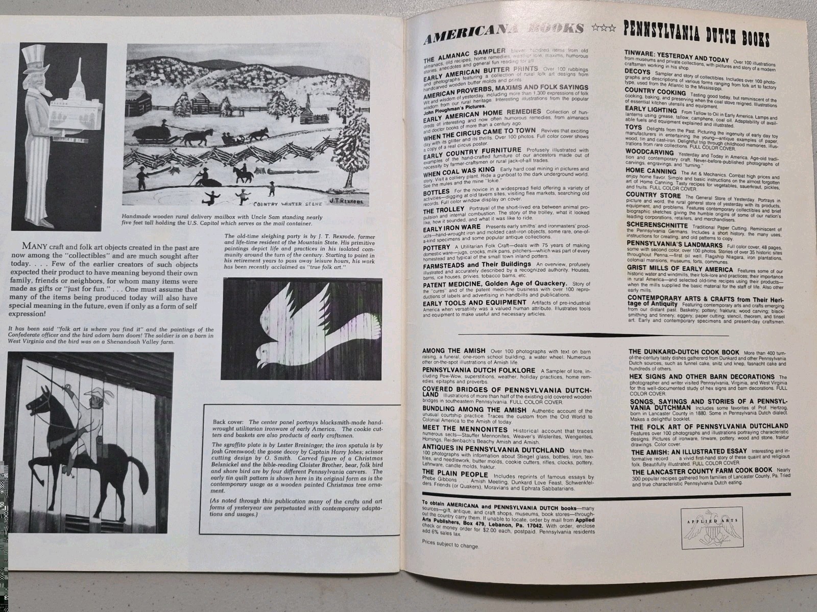 Contemporary Arts & Crafts; From A Heritage Of Antiquity 1978 E. L. Smith