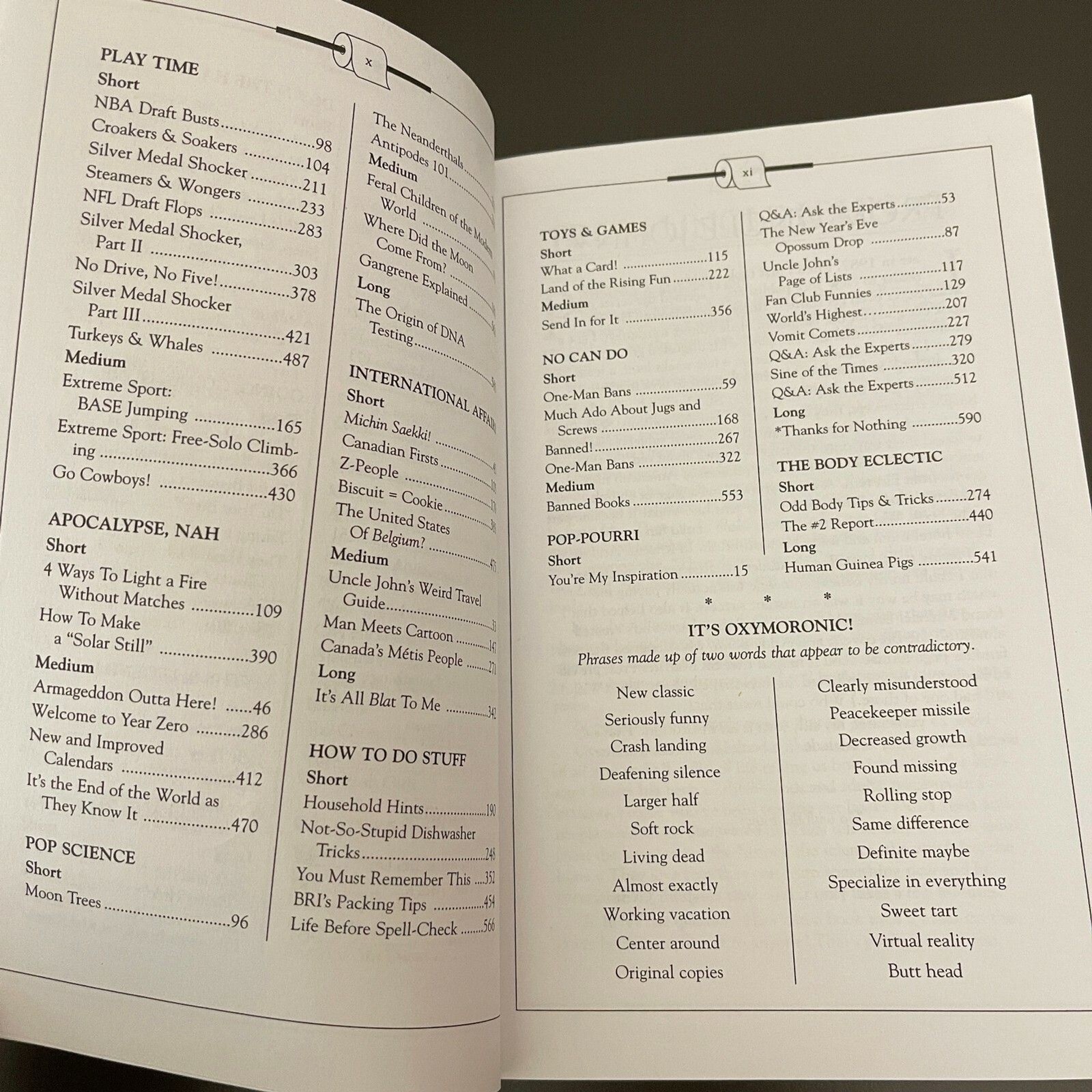 Uncle John’s Fully Loaded 25th Anniversary Bathroom Reader Book 608 Pages