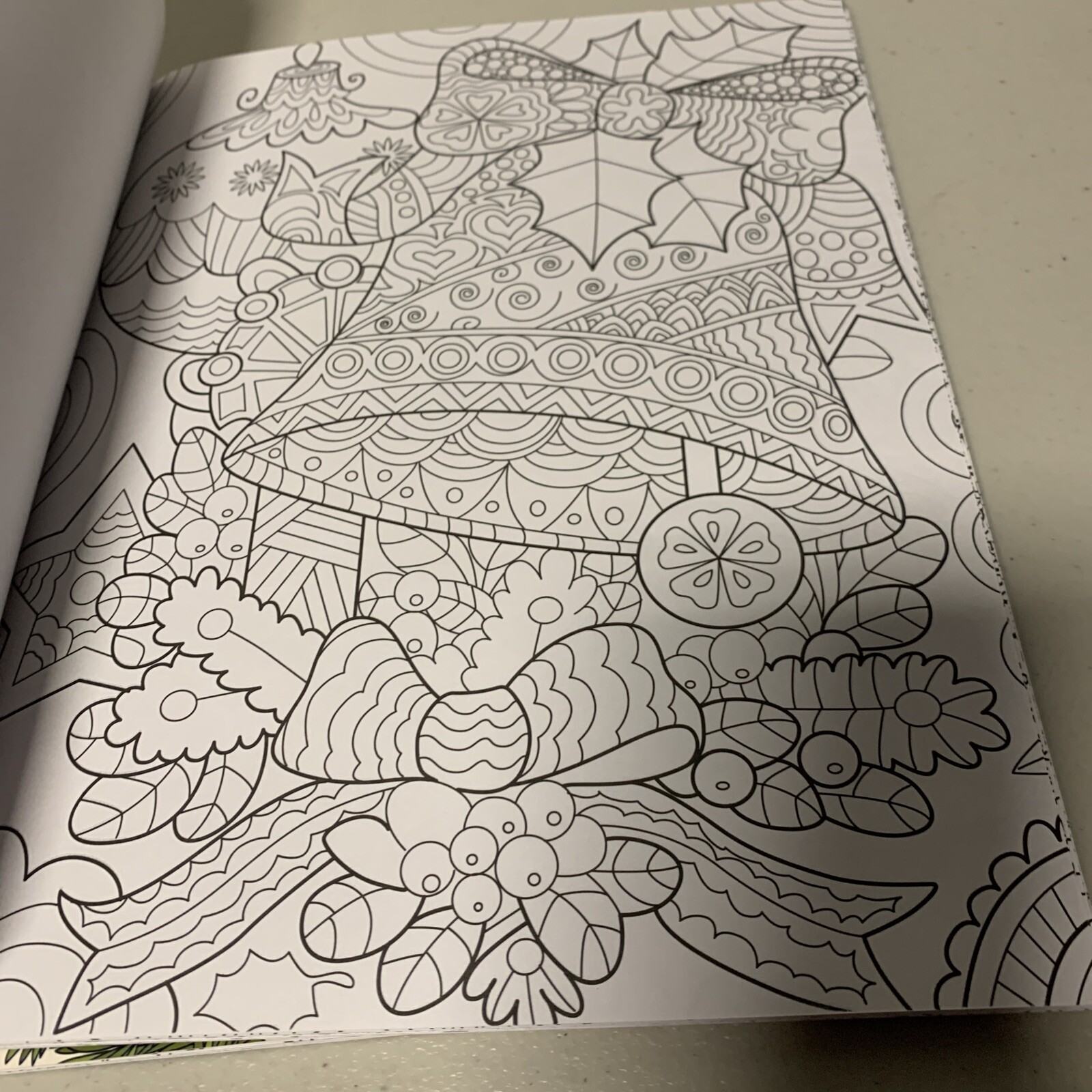 Grown Up Coloring Christmas Book Vision St 24 Pages Craft For Christmas