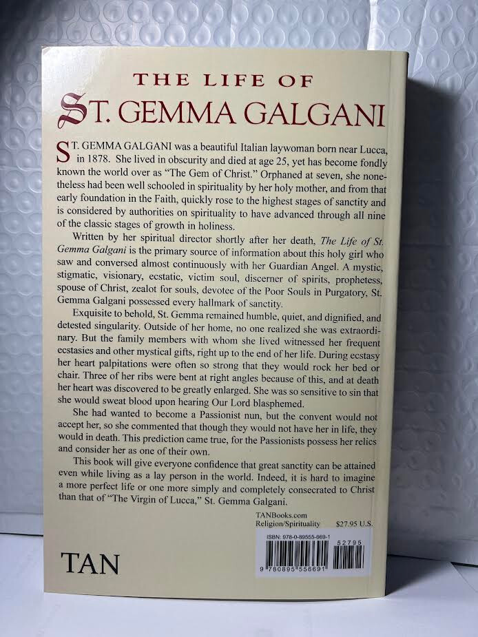 The Life of St. Gemma Galgani (NEW) $9.00