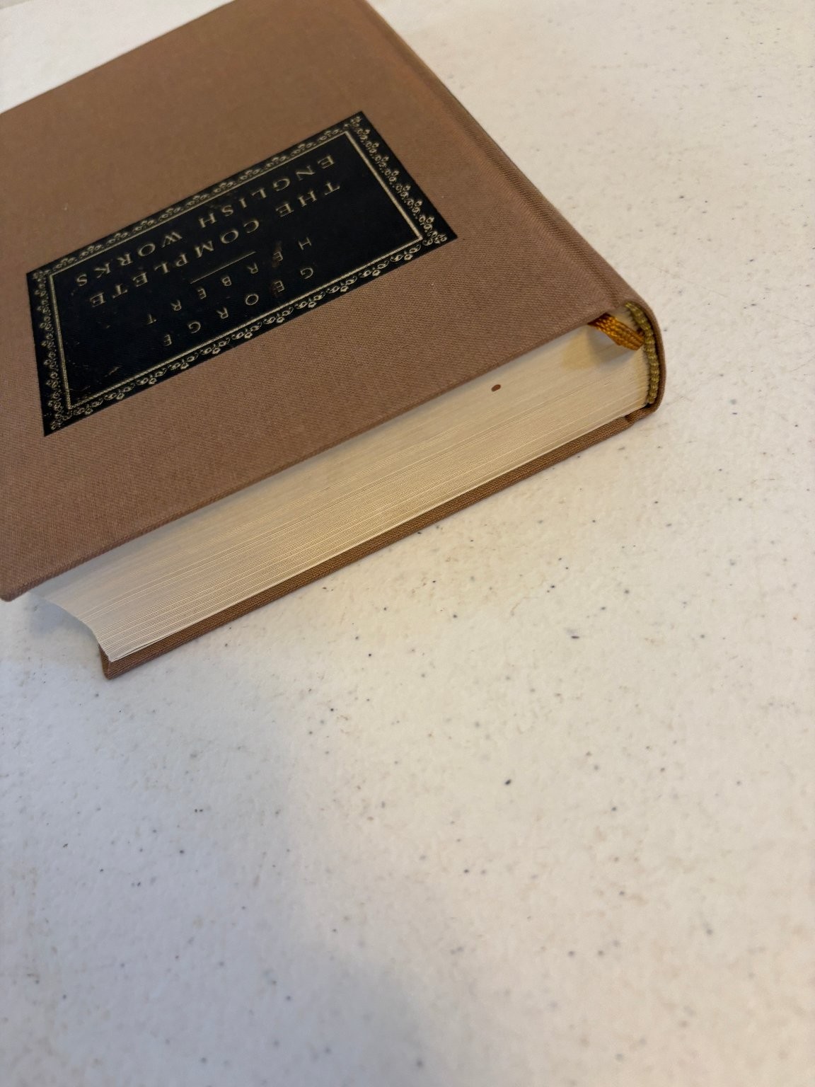 The Complete English Works George Herbert Everyman’s Library Knopf Poetry