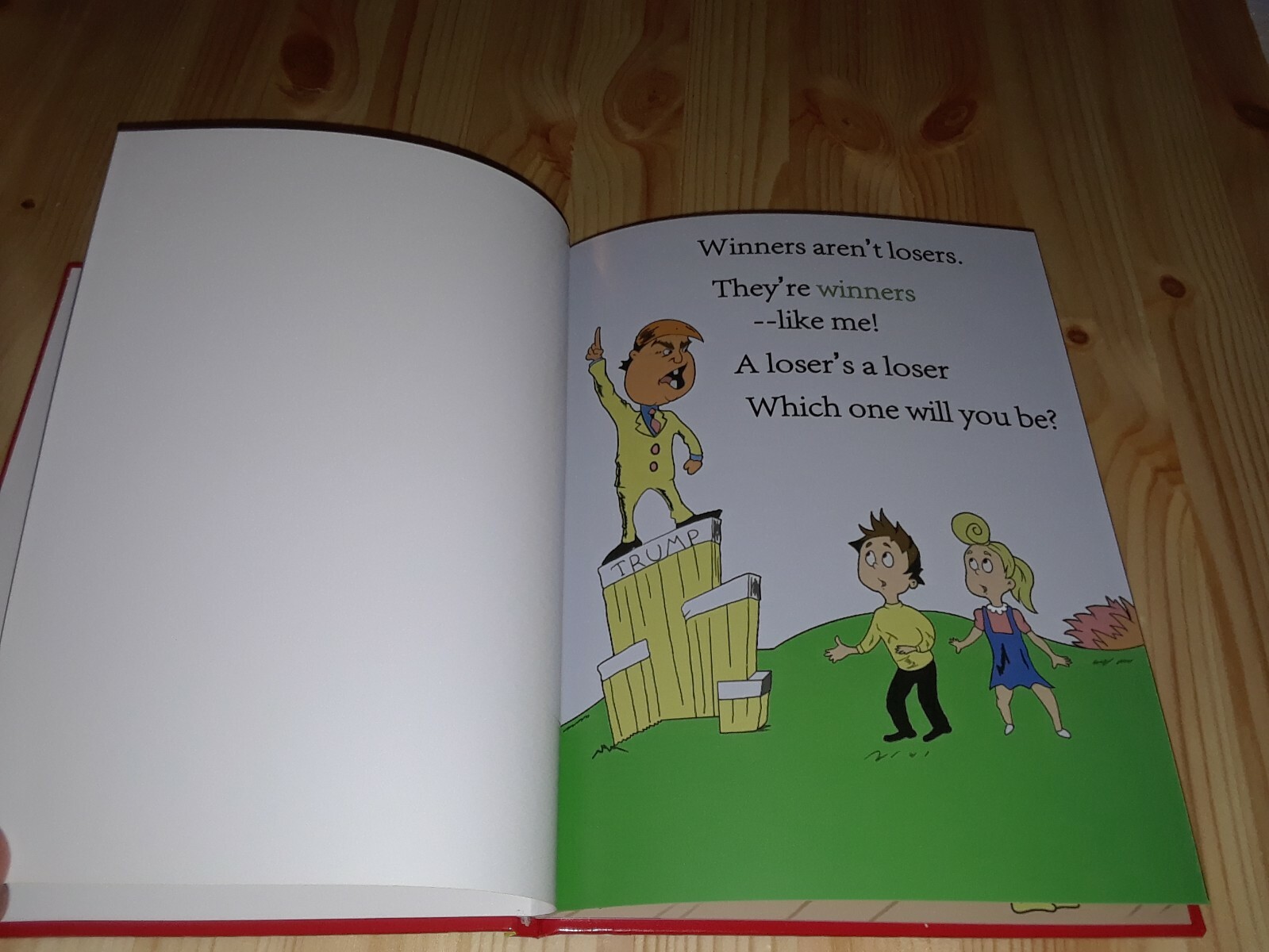 „Hardcover“ Winners Aren’t Losers Children’s Book Donald Trump Jimmy Kimmel Maga