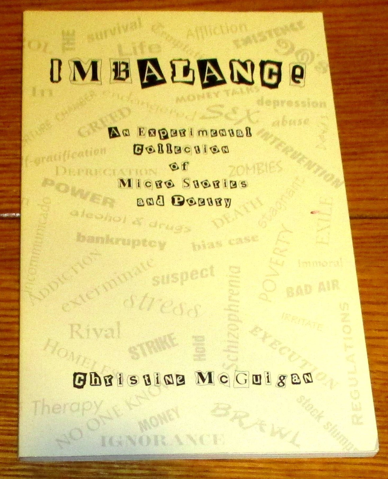 1998 Imbalance by Christine McGuigan SIGNED Trade Paperback 56 pages