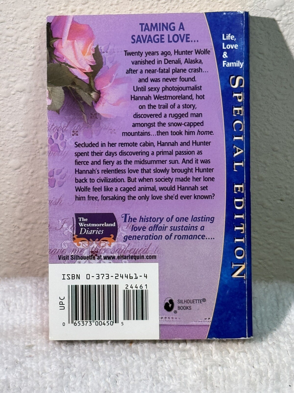 Silhouette Special Edition Series Lot 4 Paperback Books
