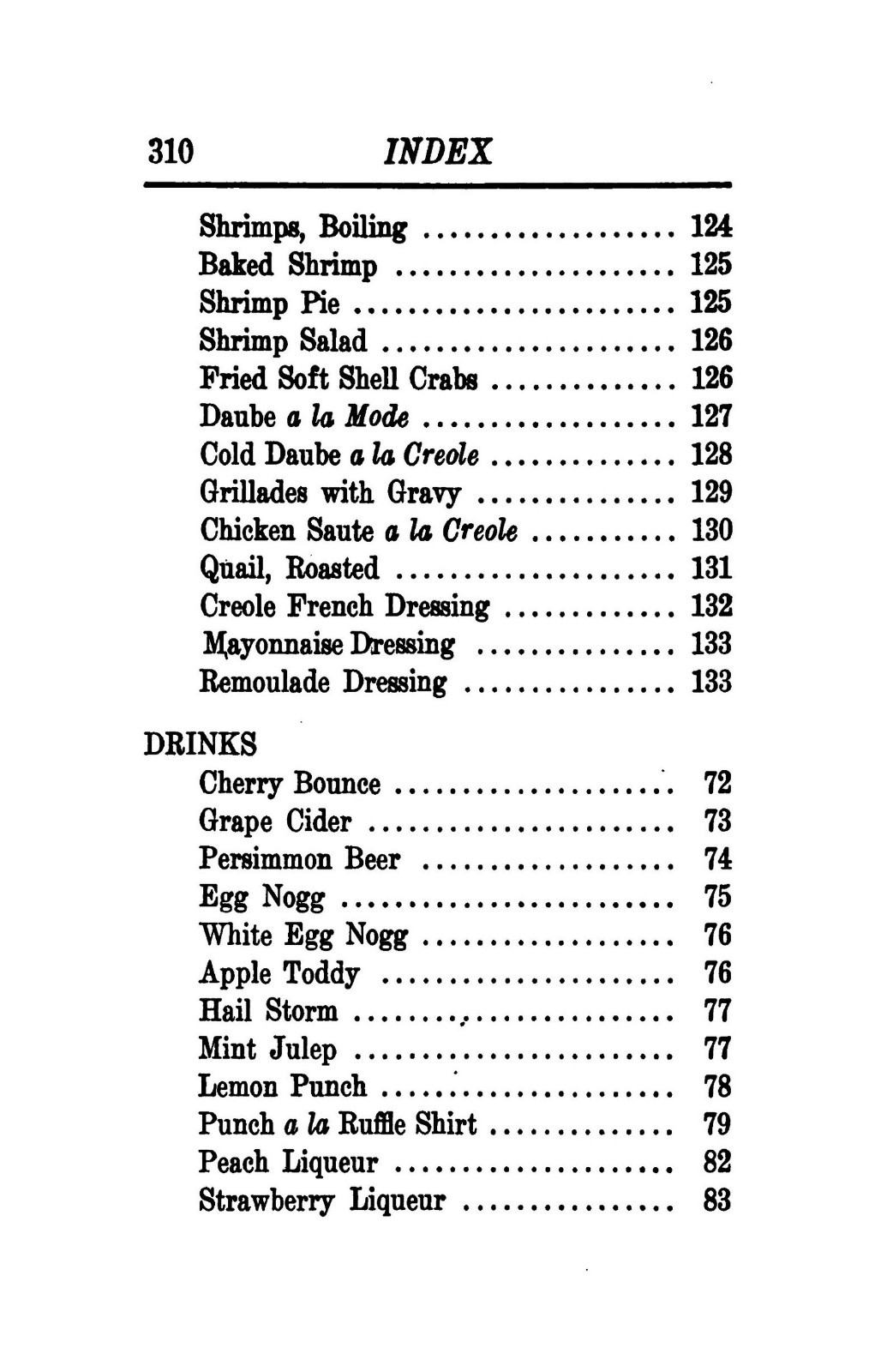 1913 Dishes And Beverages Of The Old South Vintage Cook Book 314 Pages