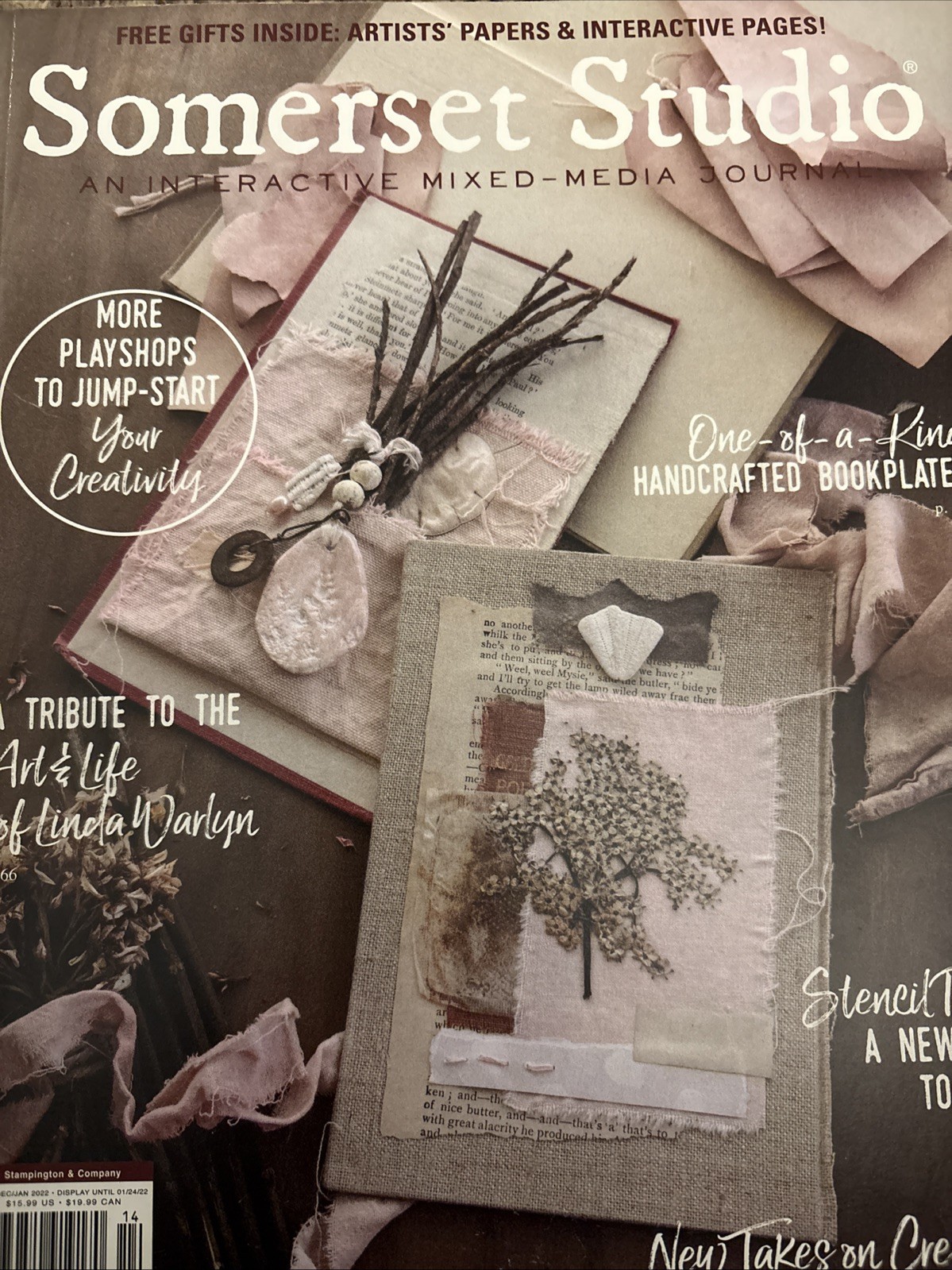 Somerset Studio Magazine Nov/Dec/Jan 2022 “All Booked”.