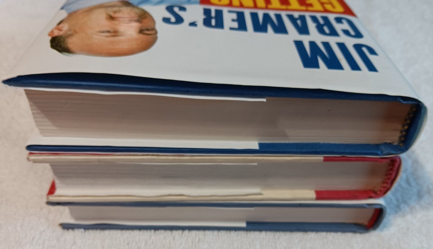 Lot of 3 Books by Jim Cramer – Mad Money, Real Money & Getting Back To Even