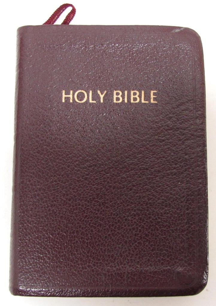Nelson KJV The Smallest Holy Bible 104BG Burgundy Genuine Leather Box Magnifier