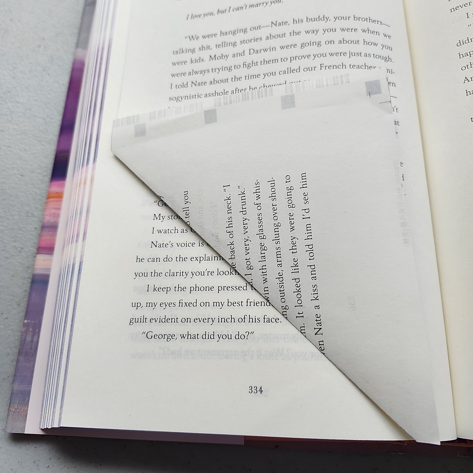 Our Perfect Storm by Carley Fortune. Hardcover. Contains Unique Printing Error.