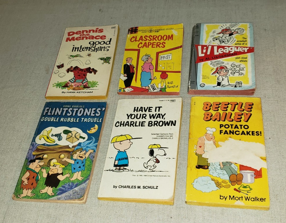 6 VINTAGE PAPERBACK BOOKS SEE DESCRIPTION