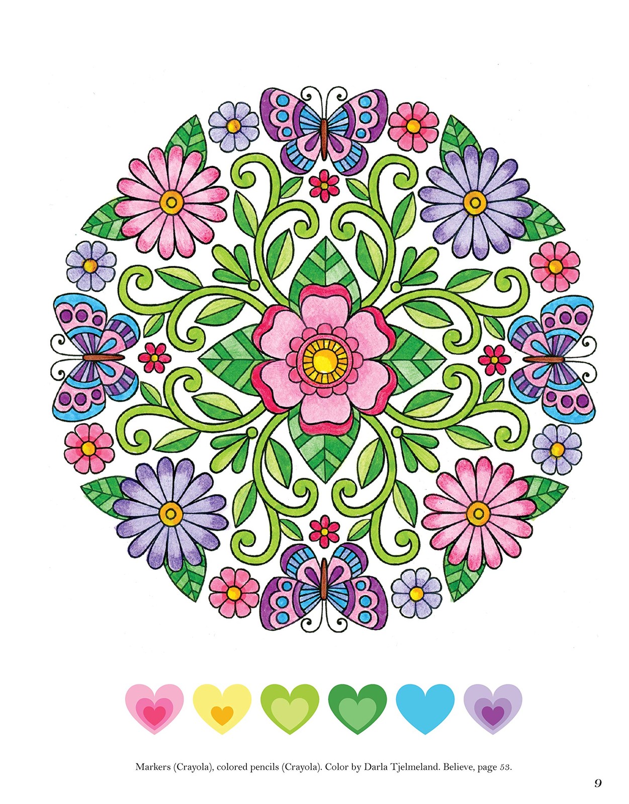 Colorful Creations Butterfly Mandalas: Coloring Book Pages Designed to…
