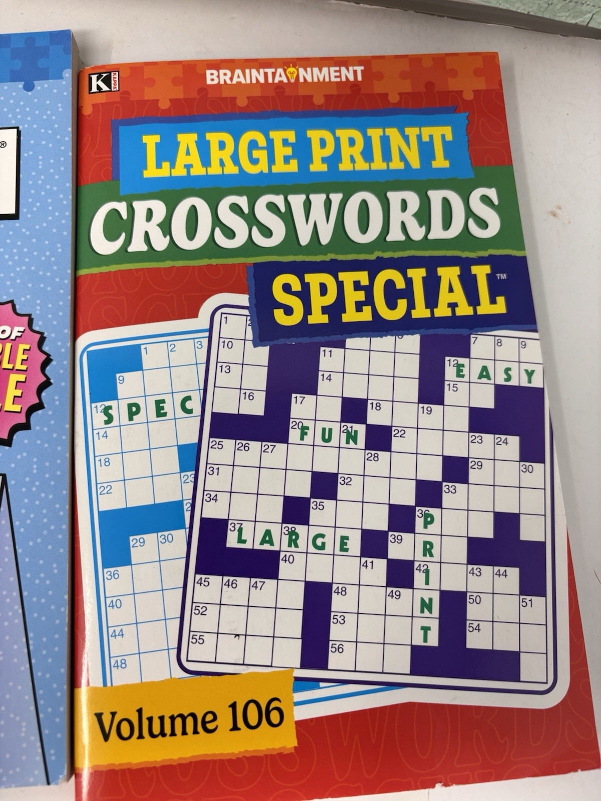 Mixed Lot Of 3 KAPPA Large Print, Crossword Companion Books Un used 106,144,271