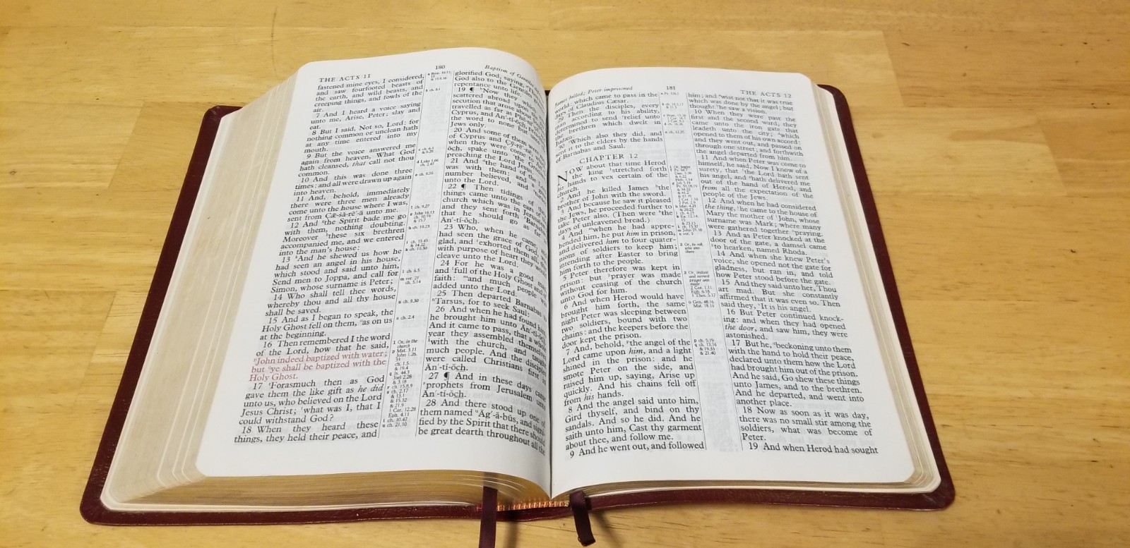 Holy Bible Kenneth Copeland KJV Reference Edition Genuine Leather Red Letter