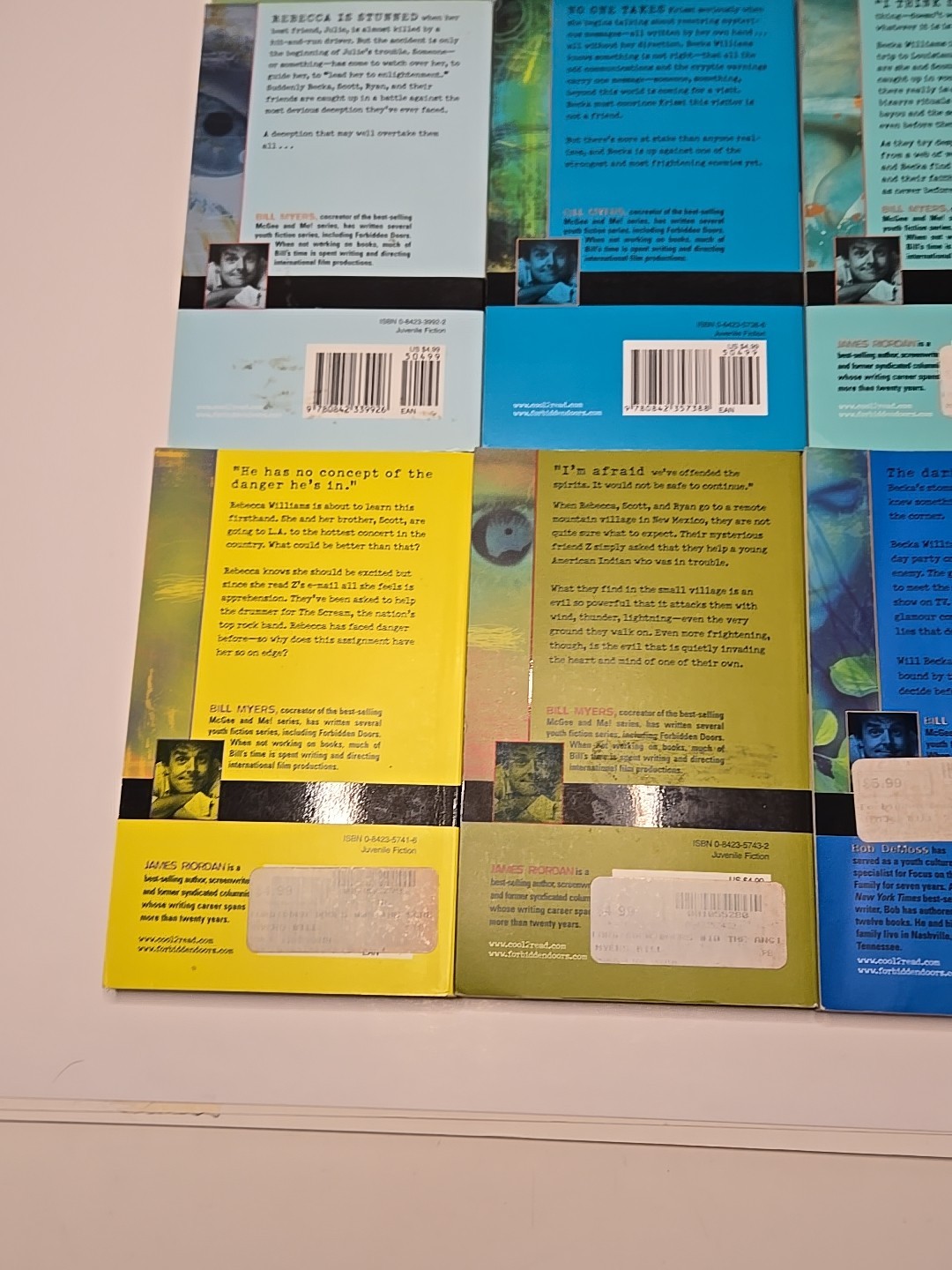 Forbidden Doors, Complete Series by Bill Myers, Paperback, Set Of 12 Books
