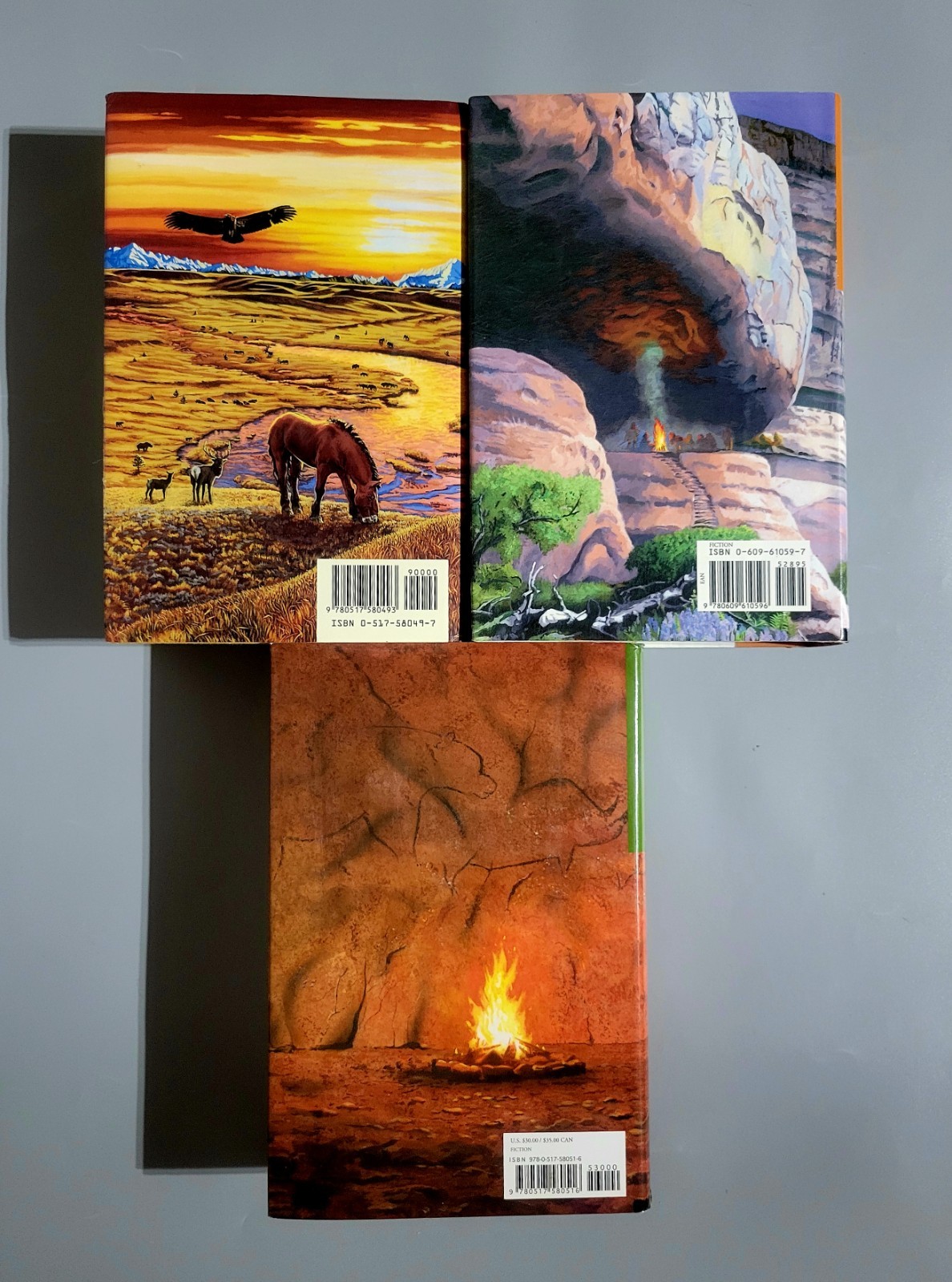 Earth’s Children Books 1-6 HC Set (all 1st ed/1st pr) – Jean M. Auel – HC – Good