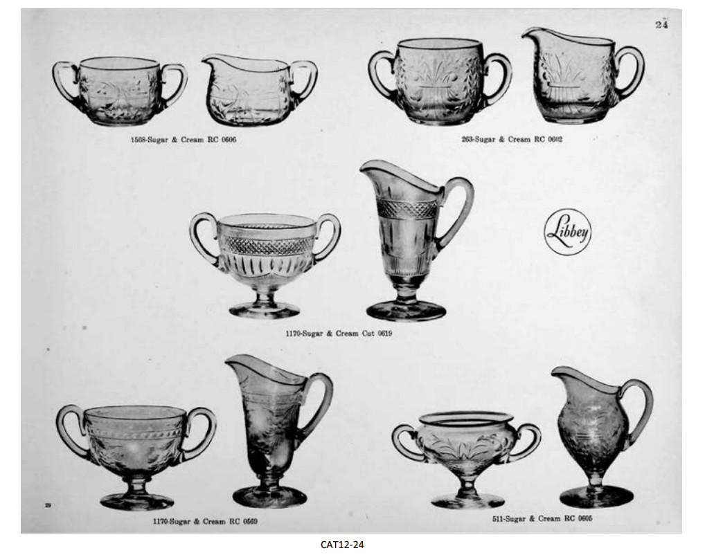 Libbey ^Redux^ American Brilliant Cut Glass and engraved catalog/book Amberina