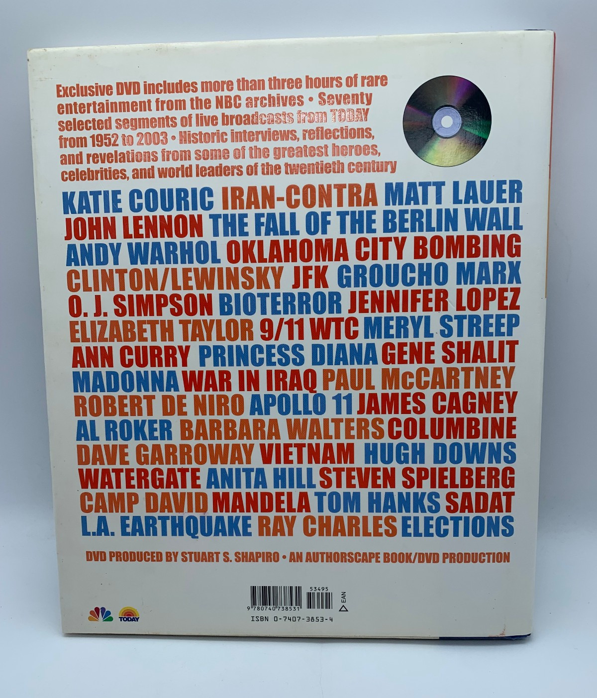 Book &DVD NBC This Is Today A Window On Our Times 2003 Hardcover 174 Pages VTG