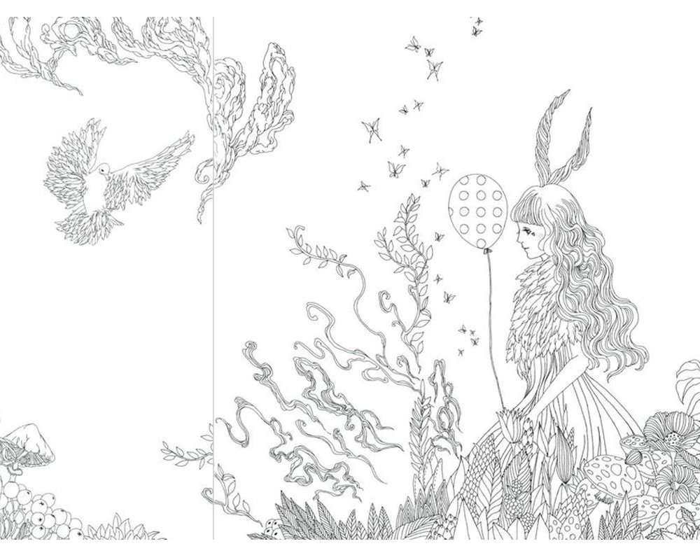 ‘Pandora’ Color Therapy Anti Stress Coloring Books for Adult Relaxation 80 Pages