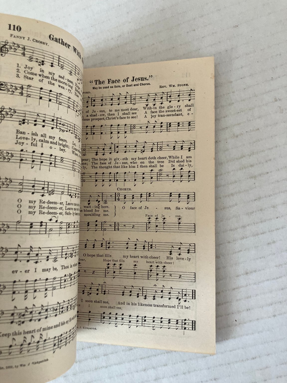 The King’s Praises 1907 Kirkpatrick Gilmour Hill Stone Hymnal Songbook Paperback