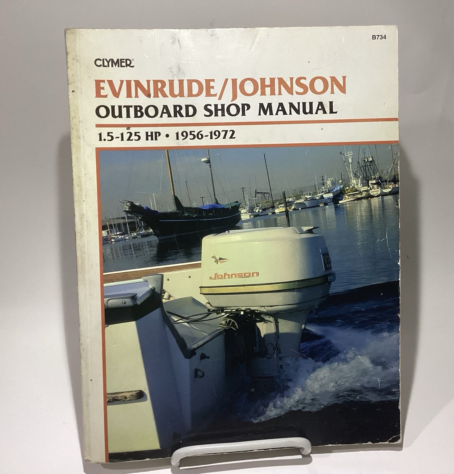 Clymer Evinrude Johnson Outboard Shop Manual 1.5-125HP 1956-1972 8734 A84