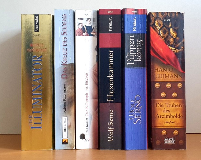 BUCHPAKET+6 BÜCHER+Historische Romane+HANJO LEHMANN+WOLF SERNO+TB+BUNDLE
