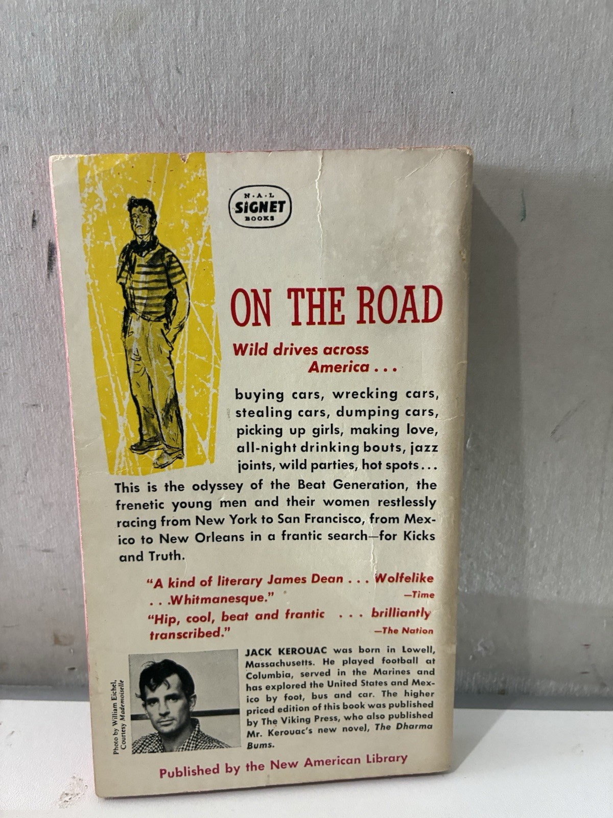 On the Road by Jack Kerouac 8th Print 1960 Paperback – Good