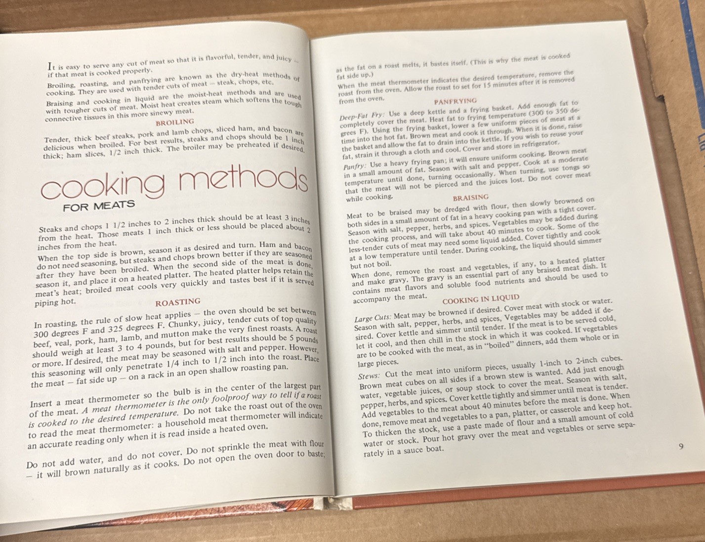 Southern Living : The Meats Cookbook (1975, Hardcover, GOOD, VINTAGE)