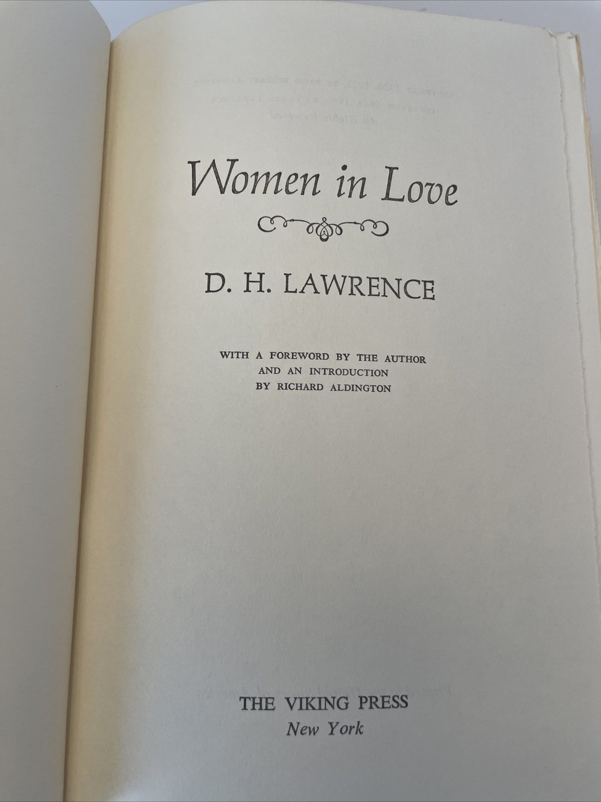 Antique Set Of 3 D.H. Lawrence Antique Books. Great Condition. Deckle Edged.