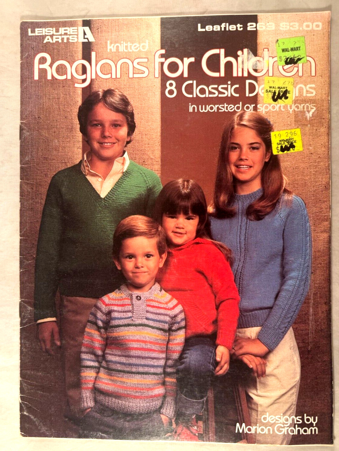 Knitted Raglans for Children – Leisure Arts #263 – 8 Classic Designs